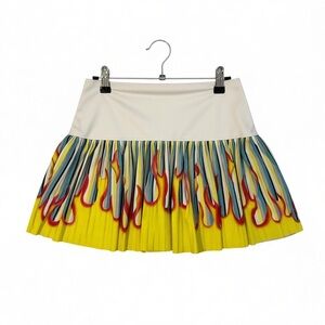 Lucky in Love Bathanie Sands Yellow Flame Mini Skirt